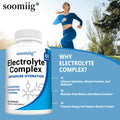 Electrolyte Salts Capsules with B6,B12, Magnesium, Potassium & Zinc, Fast Hydration, Reduces Muscle Cramps, Supports Recovery