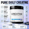 High-Dose Creatine Powder 5000mg Per Serving, Unflavored, for Building Muscle &amp; Increasing Training Energy, Gluten-Free, 300g-1200g
