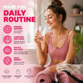Creatine Monohydrate Powder with D-Mannose &amp; Cranberry Extract, Naturally Flavored Women's Wellness Supplement, 100 Servings
