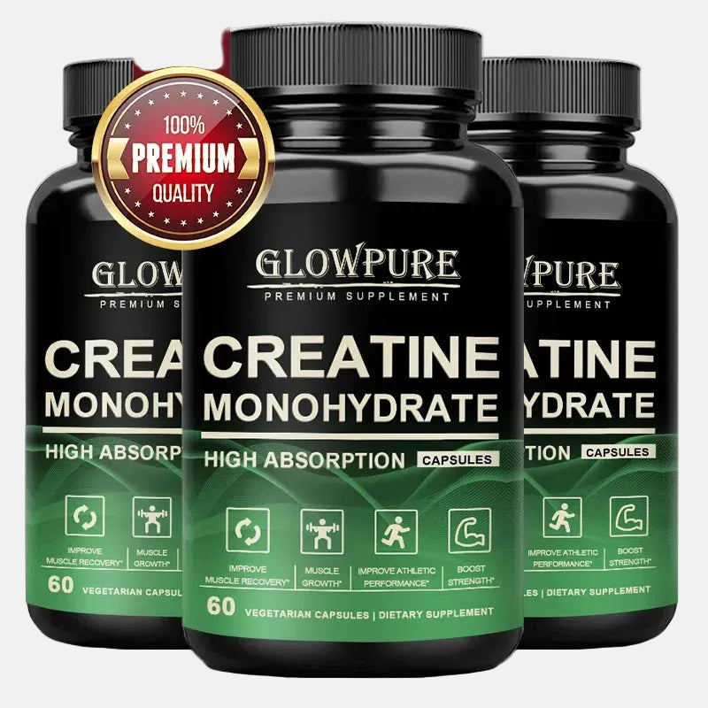 Mass Gainer Creatine Monohydrate Capsules for Bulking Athletes, Muscle Growth &amp; Strength Support, Workout Recovery, 1-4 Box Bundles