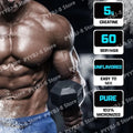 Creatine Monohydrate Powder 5g Per Serving, Mixes with Water for Sport &amp; Muscle Strength, Simple Daily Supplement, 10.58oz