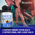 Multivitamin for Men - Daily Multivitamin for Energy, Focus & Brain, Men's Health Complex, Non-GMO120 , 120 Vegetarian Capsules