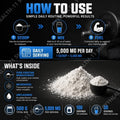 Creatine Monohydrate Powder for Muscle Support, Workout Performance &amp; Recovery, Bulk 500g Value Size, 1-3 Bottle Options