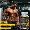 Creatine Monohydrate Capsules for Lean Muscle Gain, Workout Recovery &amp; Performance Support, Flexible Bundle Sizes, 30-120 Capsules