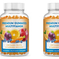 Daily Multivitamin Gummies 60 CT Natural Blend with Orchard Fruits & Garden Veggies Unisex Adult Wellness Chewable Supplement