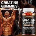 Creatine Monohydrate Gummies for Energy &amp; Muscle Growth, Travel-Friendly Daily Supplement, Easy Alternative to Pills, 30-100 Count