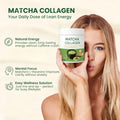 Matcha Collagen Powder 90g with Marine Collagen Green Tea Blend Daily Beauty Wellness Drink Mix for Hair Skin Nails Support