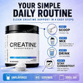 High-Dose Creatine Powder 5000mg Per Serving, Unflavored, for Building Muscle &amp; Increasing Training Energy, Gluten-Free, 300g-1200g