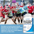 Electrolyte Salts Capsules with B6,B12, Magnesium, Potassium & Zinc, Fast Hydration, Reduces Muscle Cramps, Supports Recovery