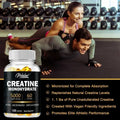 Creatine Monohydrate Capsules for Strength, Endurance &amp; Muscle Building, All-Around Athletic Performance Support, 30-120 Count
