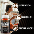 Creatine Monohydrate Gummies for Energy &amp; Muscle Growth, Travel-Friendly Daily Supplement, Easy Alternative to Pills, 30-100 Count
