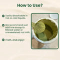 Matcha Collagen Powder 90g with Marine Collagen Green Tea Blend Daily Beauty Wellness Drink Mix for Hair Skin Nails Support