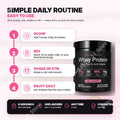 Whey Protein Powder Unflavored Muscle Recovery Joint Health Skin Hydration Grass-Fed Collagen Daily Nutrition Support