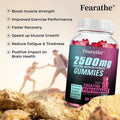 Creatine Monohydrate Gummies for Energy, Muscle Growth &amp; Mood Support, Everyday Wellness Boost, 60 Count