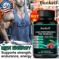 Bunkell Pre-Workout Supplement with Creatine HCl, Citrulline Malate &amp; Beta-Alanine for Pump, Endurance &amp; Muscle Growth, 30-120 Count