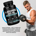 L-Arginine Supplement Boost Endurance -Increase for Energy, Strength,Vascular and Endurance Support During Exercise | Muscle Mas