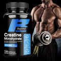 Vegan Creatine Monohydrate Capsules for Muscle Strength, Recovery &amp; Growth, Plant-Based Performance Support, 30-120 Count