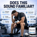 High-Dose Creatine Powder 5000mg Per Serving, Unflavored, for Building Muscle &amp; Increasing Training Energy, Gluten-Free, 300g-1200g