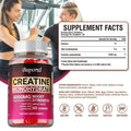 Creatine Monohydrate Gummies for Endurance, Muscle Growth &amp; Focus, Non-GMO Energy Support for Athletes, 60-180 Count
