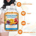 Daily Multivitamin Gummies 60 CT Natural Blend with Orchard Fruits & Garden Veggies Unisex Adult Wellness Chewable Supplement