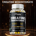 Creatine Monohydrate Capsules to Relieve Fatigue &amp; Boost Energy Production, Muscle Strength &amp; Performance Support, 30-120 Count