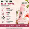 Creatine &amp; Collagen Powder Stick Packs for Strength, Recovery &amp; Skin Health, On-the-Go Daily Nutrition, 20 Servings Per Bag