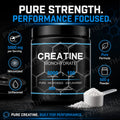 Micronized Creatine Monohydrate Powder, Unflavored 5g Per Serving for Strength Training, Easy-Mixing Stack Add-In, 300g-500g, 100 Servings