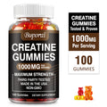Creatine Monohydrate Gummies for Energy &amp; Muscle Growth, Travel-Friendly Daily Supplement, Easy Alternative to Pills, 30-100 Count