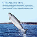 Natural Potassium Citrate - Supports Electrolyte Balance and Normal PH, Non-GMO and Gluten-free, Absorbable Potassium Supplement